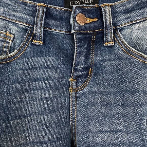 Judy Blue Skinny Jeans Distressed‎ Patchwork Plaid Women's Size 1/25 - Picture 3 of 9